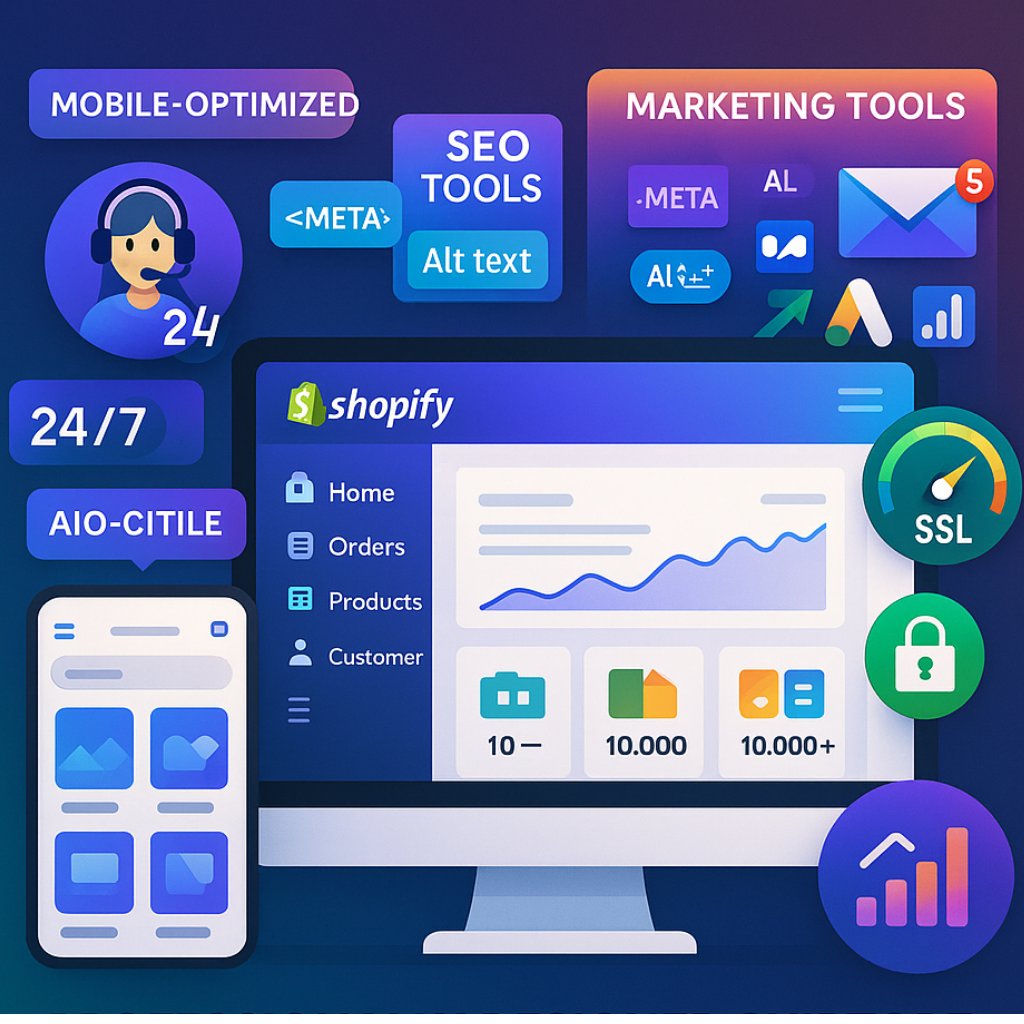 Shopify website benefits